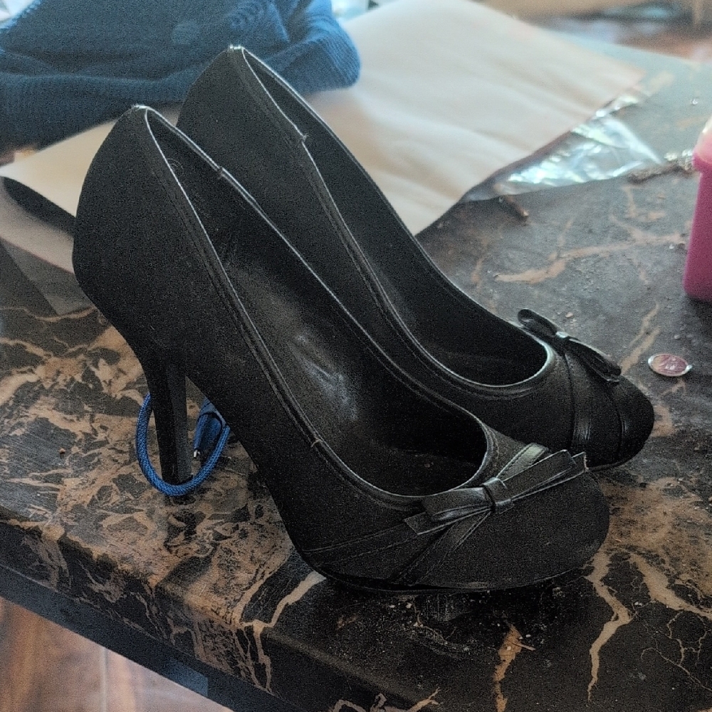 George Black High Heel Peep-Toe Shoes